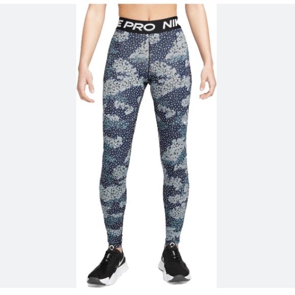 Nike Pro Floral Women's Printed Training Leggings - Picture 2 of 8